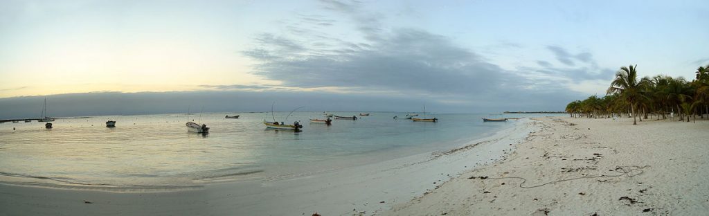 Playa de Akumal en Quintana Roo